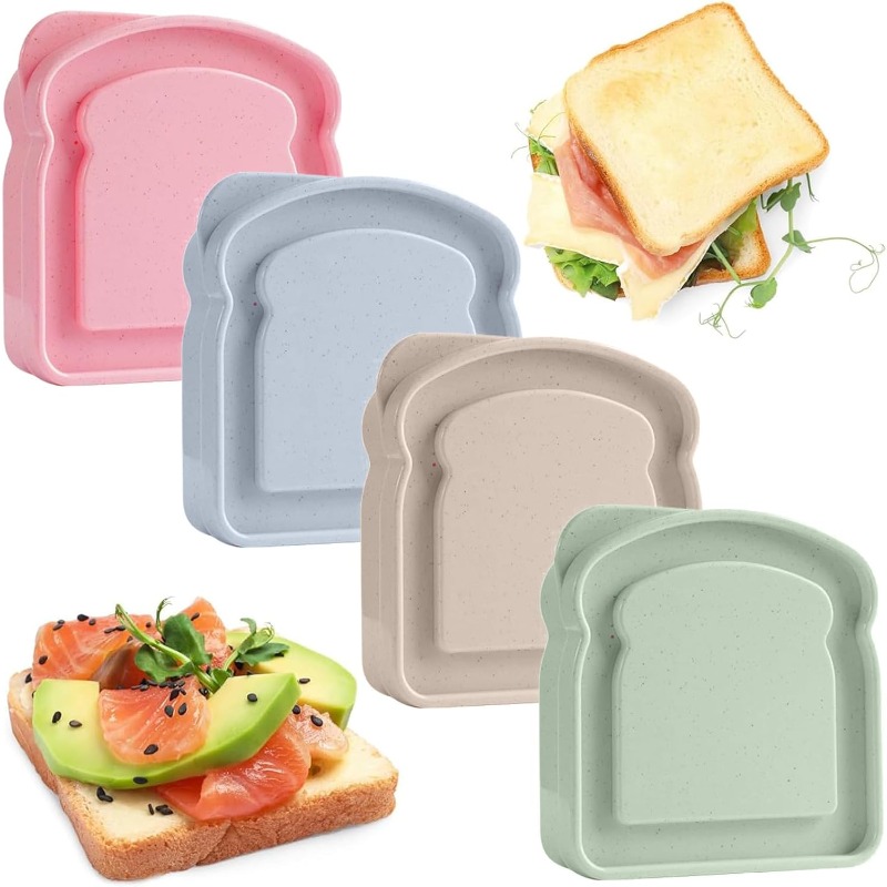 Food Storage For Camping - 1/4 stücke Sandwich Container Lunch Box