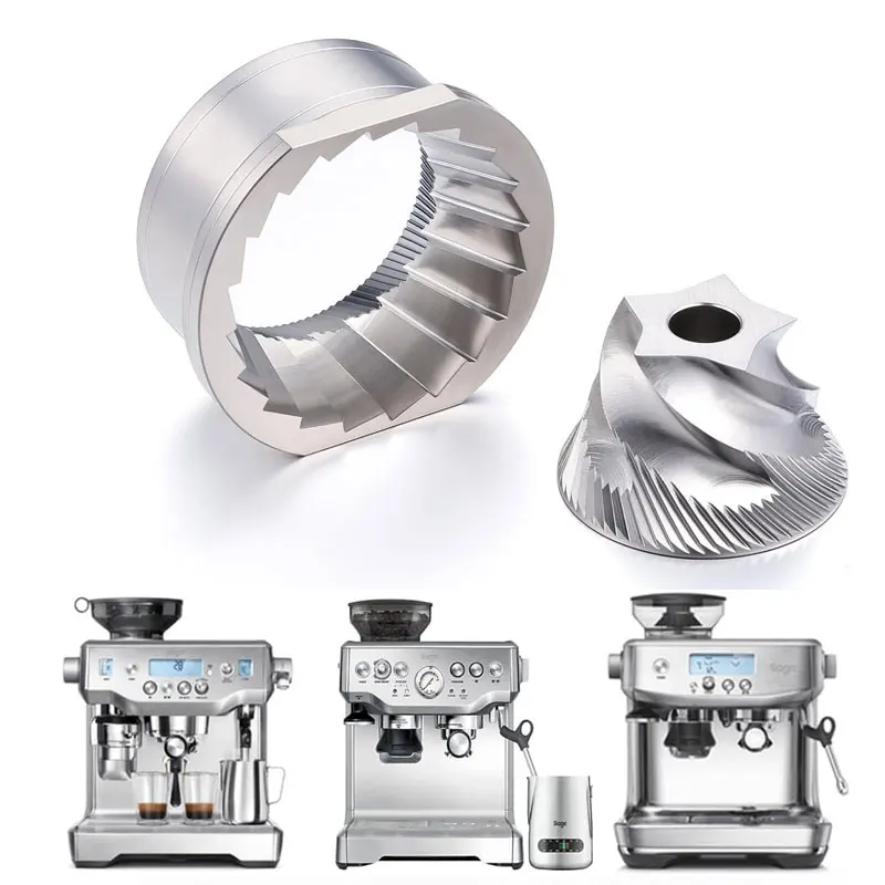 Breville Espresso Barista Touch - 5-Kern-Kegelmahlwerk mit oberen und unteren Mahlwerken