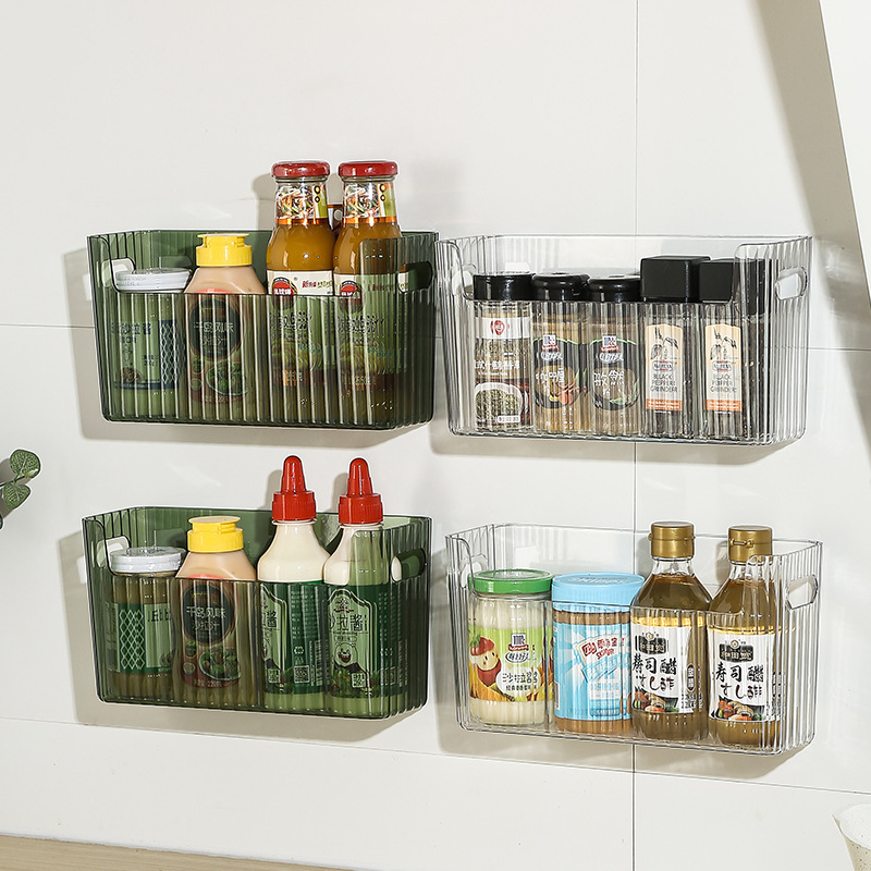Food Storage Cabinet For Kitchen - Selbstklebende Kühlschrank-Aufbewahrungsbox Große Kapazität Küchenorganizer Multifunktionaler