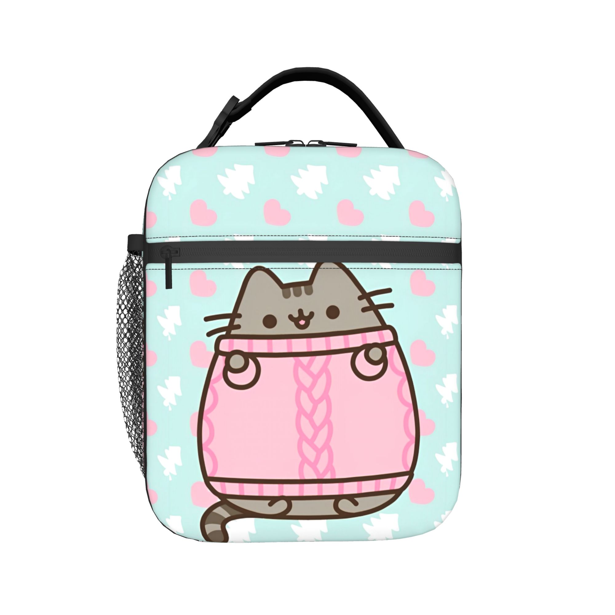 Food Storage Hot - Isolierte Lunchtaschen mit niedlichen Katzenmotiven, tragbar,