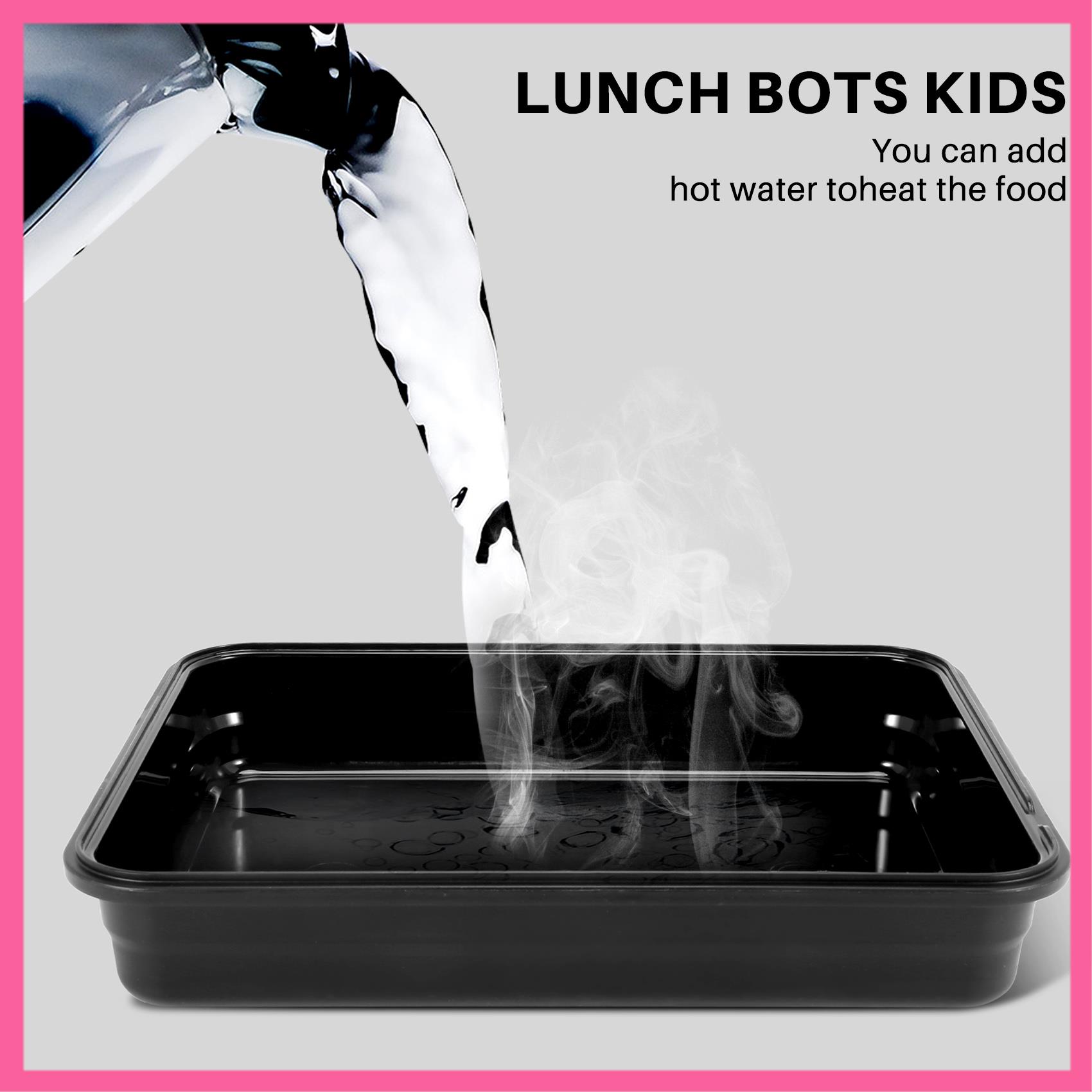 Food Storage Hot Box - HEIßER-Mittagessen Bento Box Isolierte Edelstahl Quadratischen