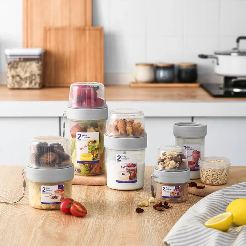 Food Storage Kits - Frühstück Haferflocken Müsli Nuss Joghurt Salat