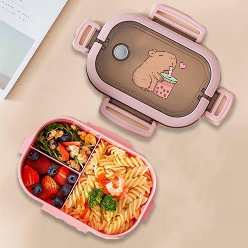Food Storage Cabinet - Capybara Bento Lunchbox Anime Tiere Drucken