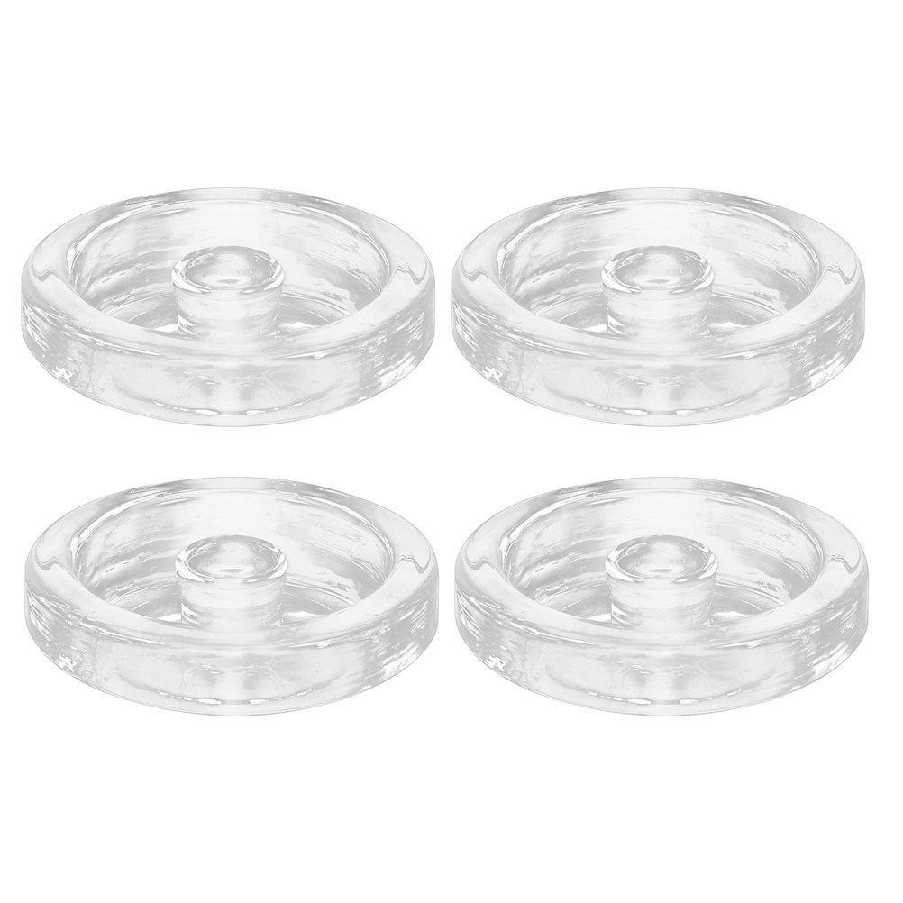 Mason Jar Wide Mouth - 4 Stück Klare Fermentationsgewichte aus Glas