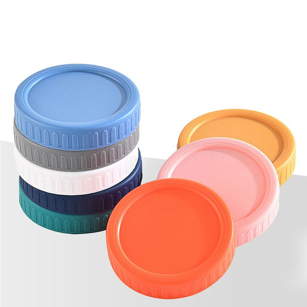 Mason Jar Wide Mouth - 1 stücke 70mm/86mm Reusable Plastic Mason