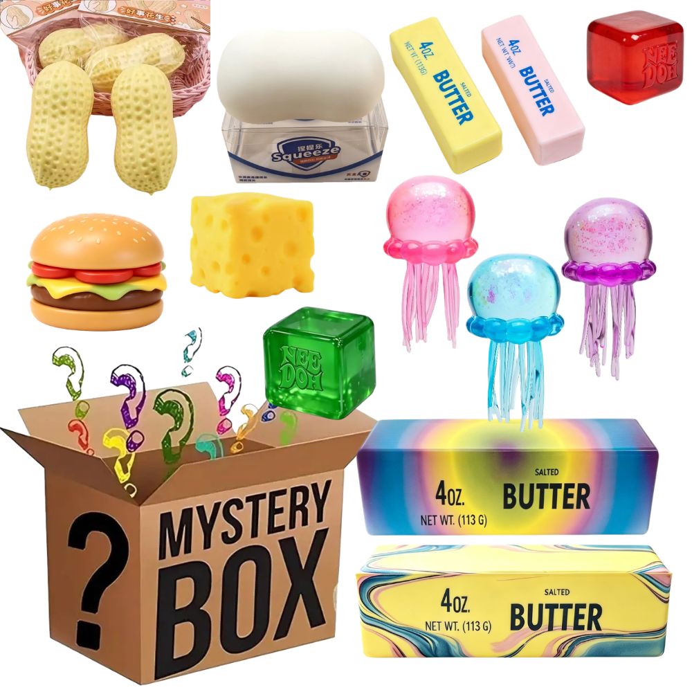Food Storage Bag Organizer - Heißer Blind Box Überraschungs-Kawaii Katzenpfoten-Mochi-Squishy, simuliertes