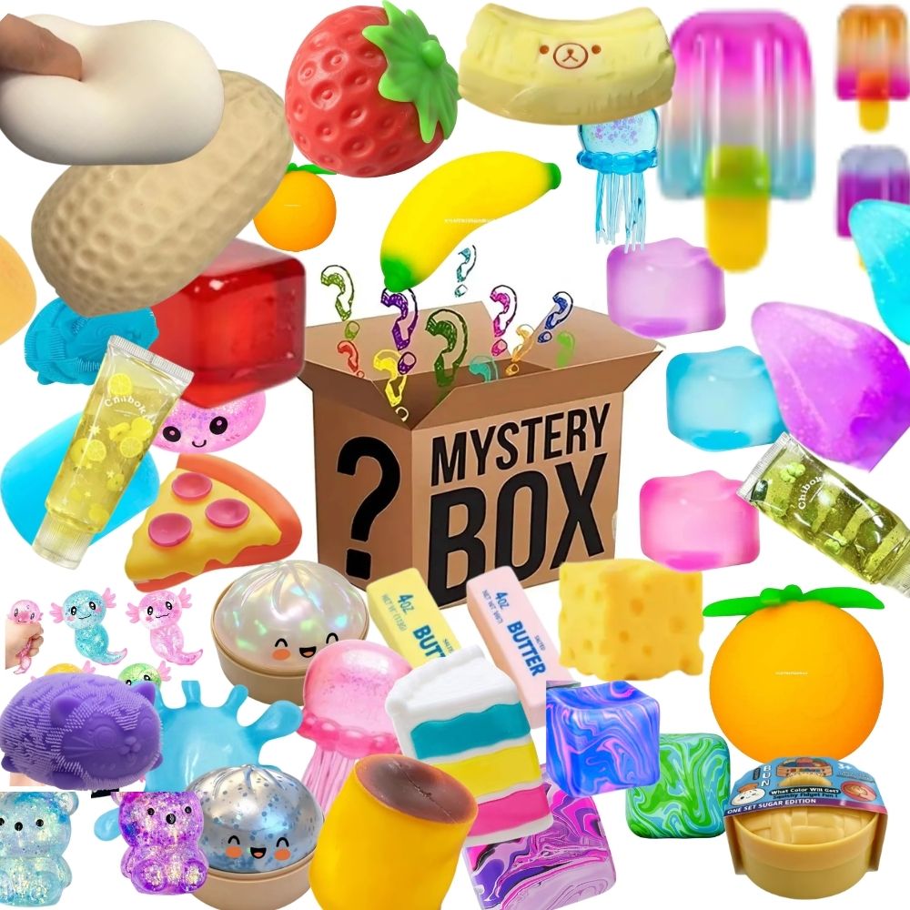 Food Storage Bag Organizer - Heißer Blind Box Überraschungs-Kawaii Katzenpfoten-Mochi-Squishy, simuliertes