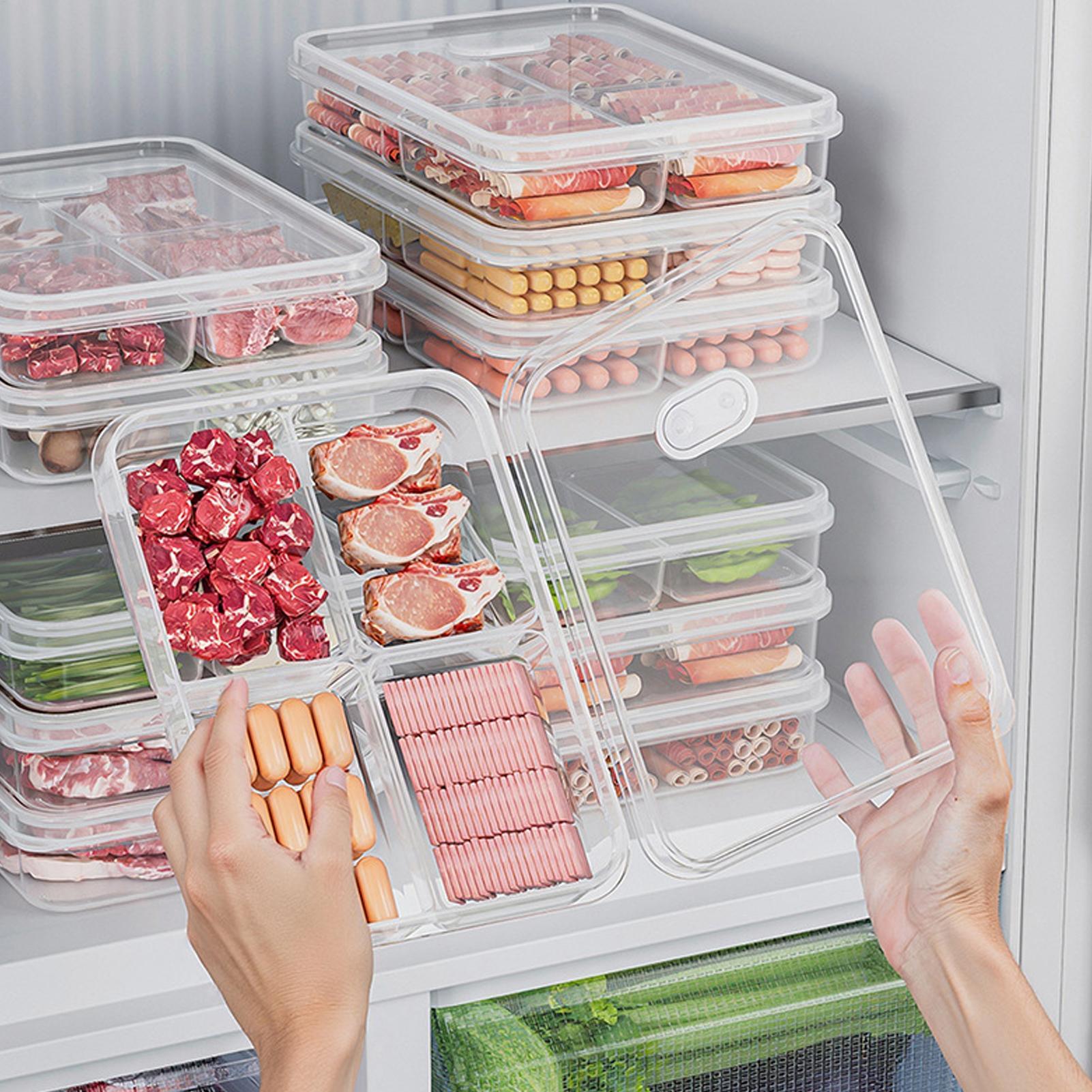 Food Storage Cabinet For Kitchen - 1 Stück Kühlschrank-Aufbewahrungsbox für Fleisch und
