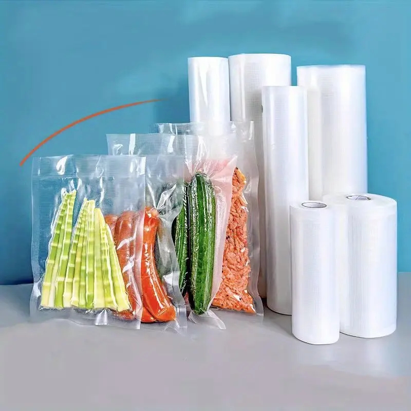 Food Storage Bag Organizer - 500 cm/Rollen Lebensmittel-Vakuumbeutel für Sous-Vide-Aufbewahrung, Verpackungsbeutel