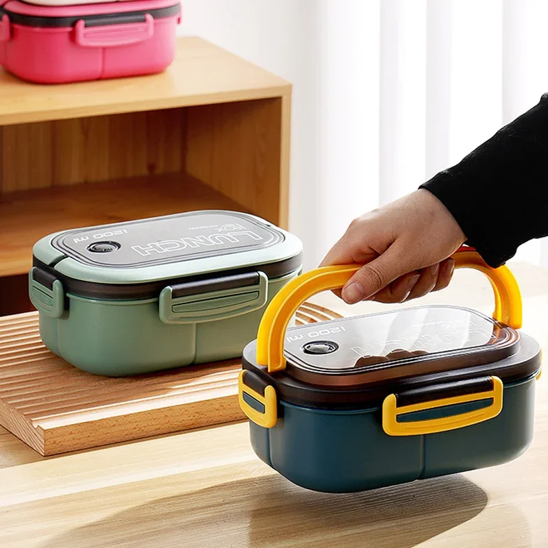 Food Storage Hot - Beliebte Einzel- und Doppelschicht-Lunchbox mit Fächern