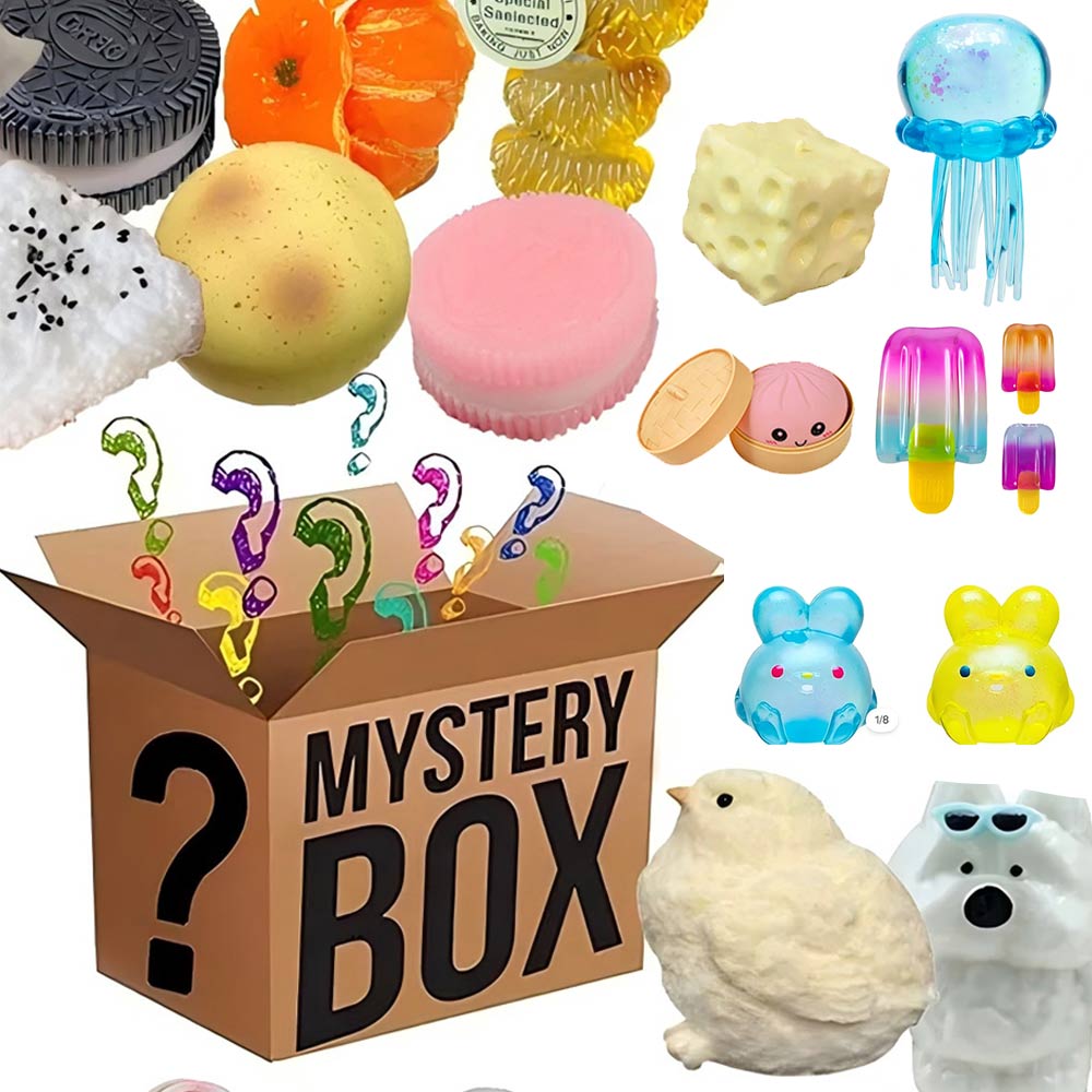 Food Storage Bag Organizer - Heißer Blind Box Überraschungs-Kawaii Katzenpfoten-Mochi-Squishy, simuliertes