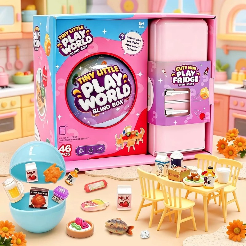 Food Storage Kits - 2026 Neues Mini-Mikro-Kühlschrank-Set Blind Box –