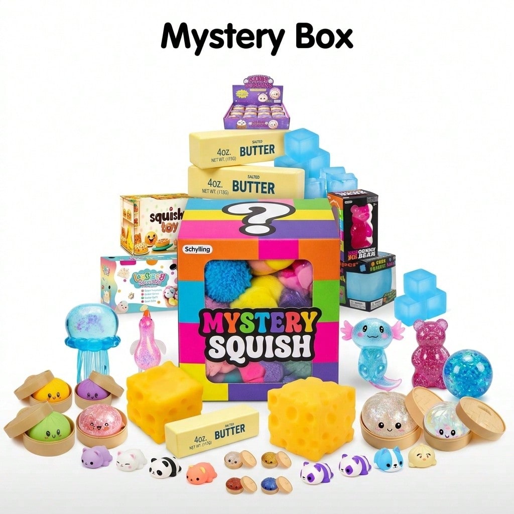 Food Storage Bag Organizer - Überraschungsbox – Langsam aufspringende Squishy-Spielzeuge, Quetschspielzeuge