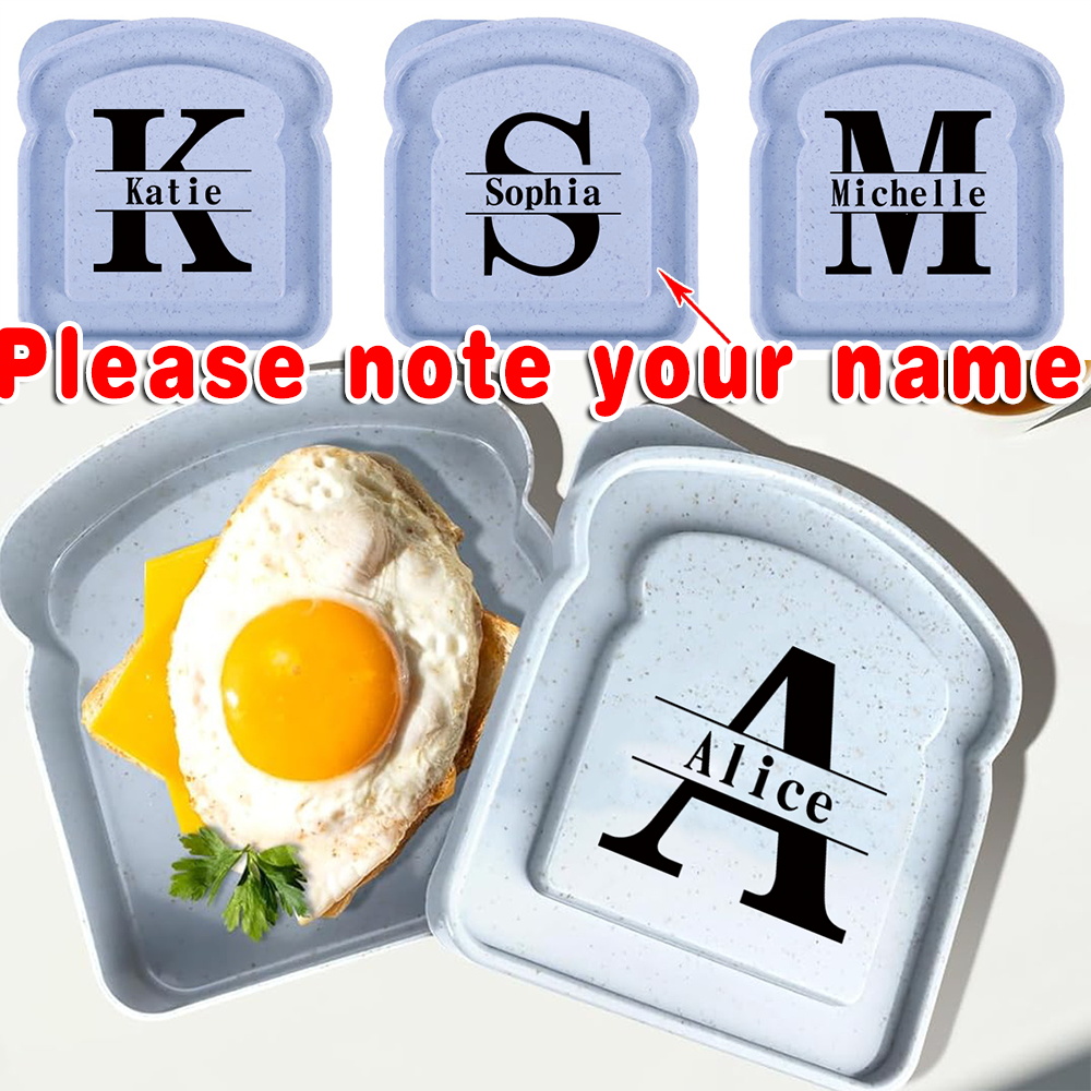 Food Storage Cabinet - Angepasst Name Toast Frische Konservierung Sandwich