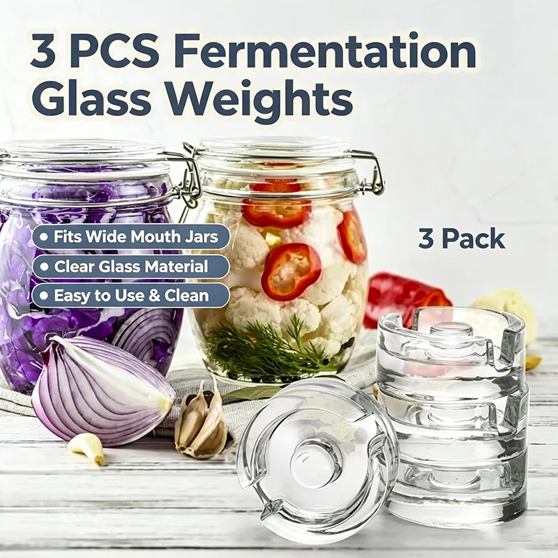 3 Stück Fermentiergewichte aus – Mason Jar Wide Mouth Bewertung und Preis