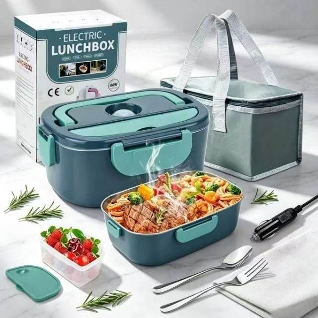 100W Elektrische Heiz-Lunchbox – Food Storage Bag Organizer Bewertung und Preis