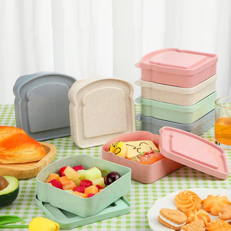 1/4 stücke Sandwich Container  – Food Storage For Camping Bewertung und Preis