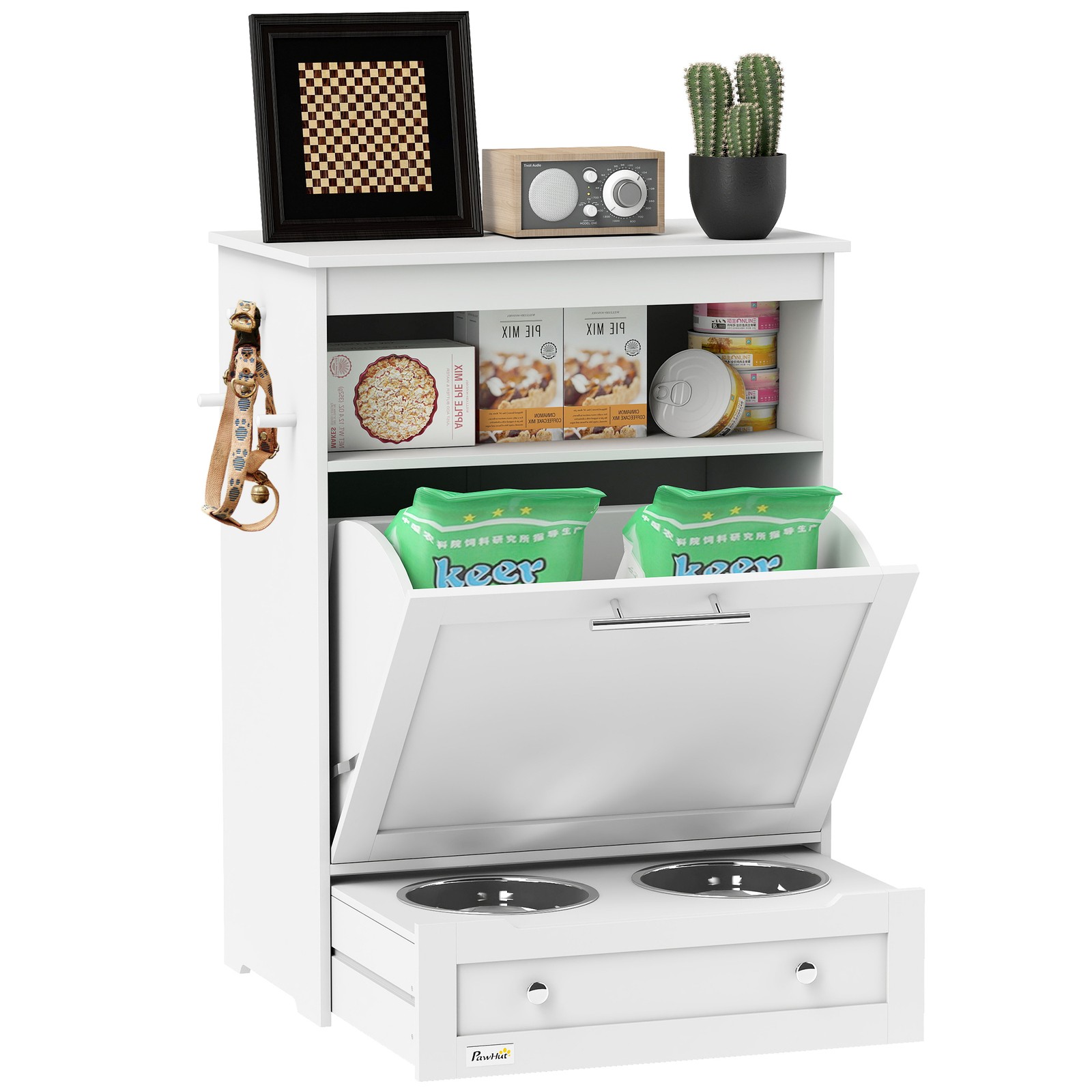 Futterstation für Haustiere, H – Food Storage Cabinet Bewertung und Preis