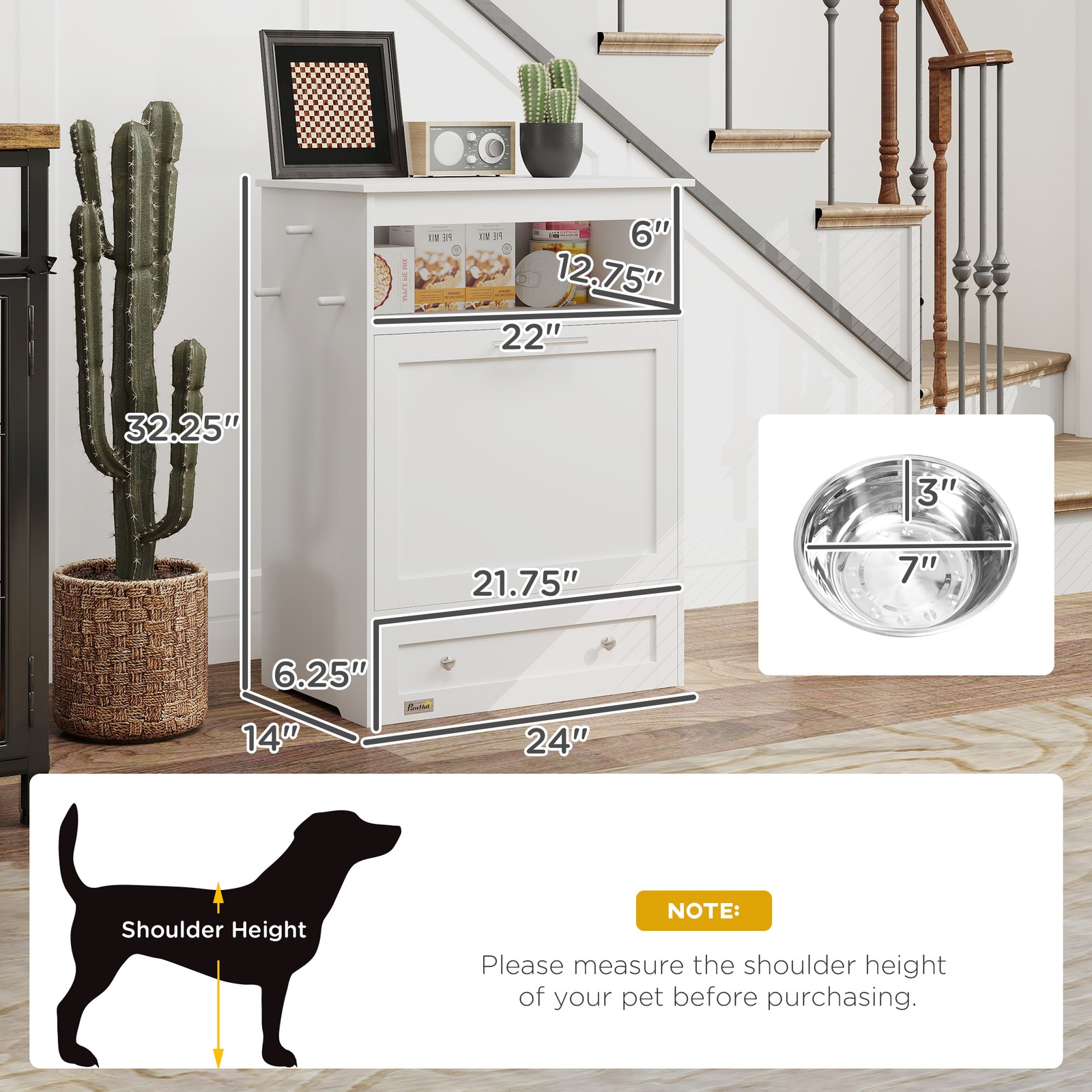 Futterstation für Haustiere, H – Food Storage Cabinet Bewertung und Preis
