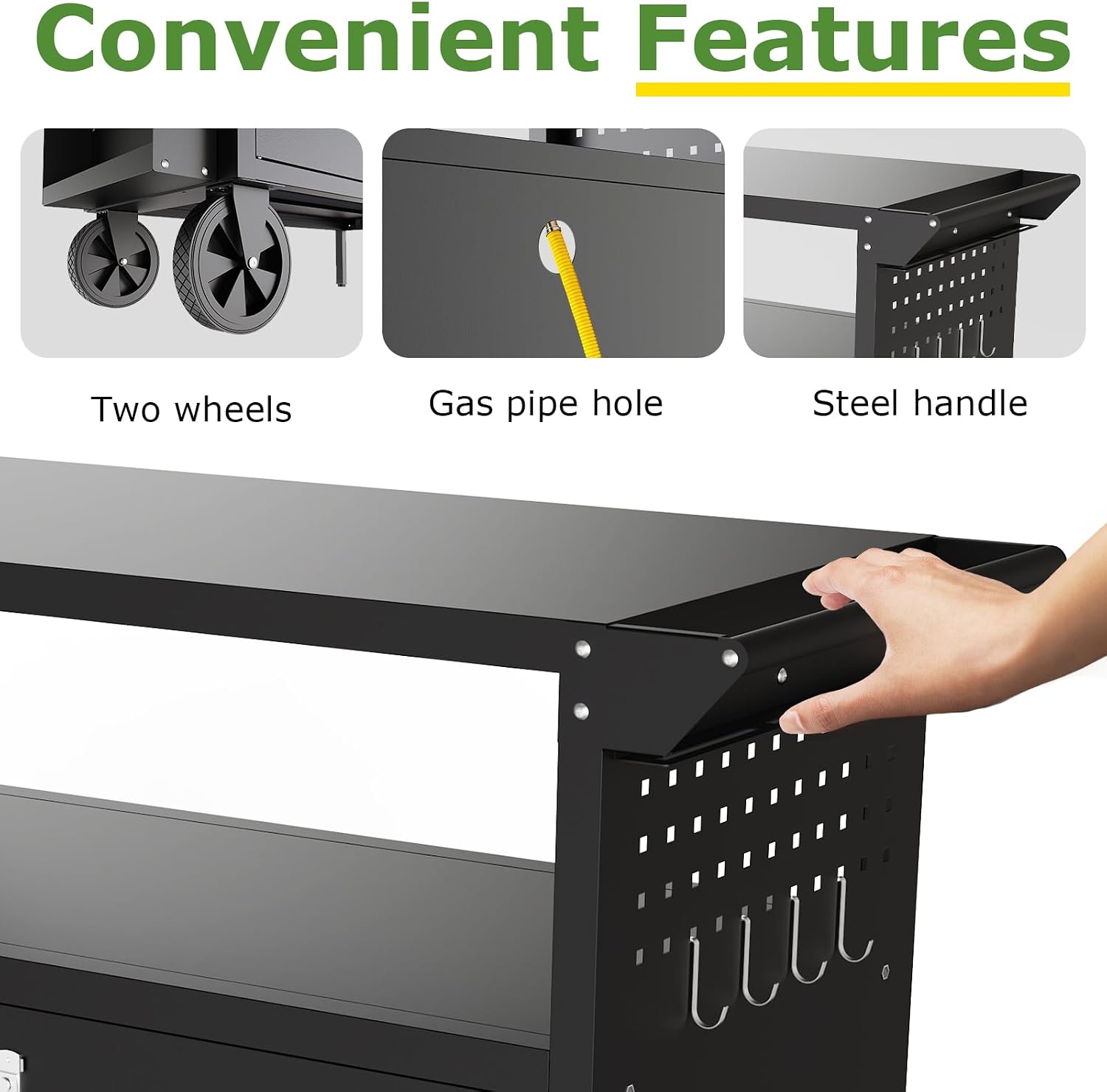 Outdoor-Grillwagen mit Staurau – Food Storage For Camping Bewertung und Preis
