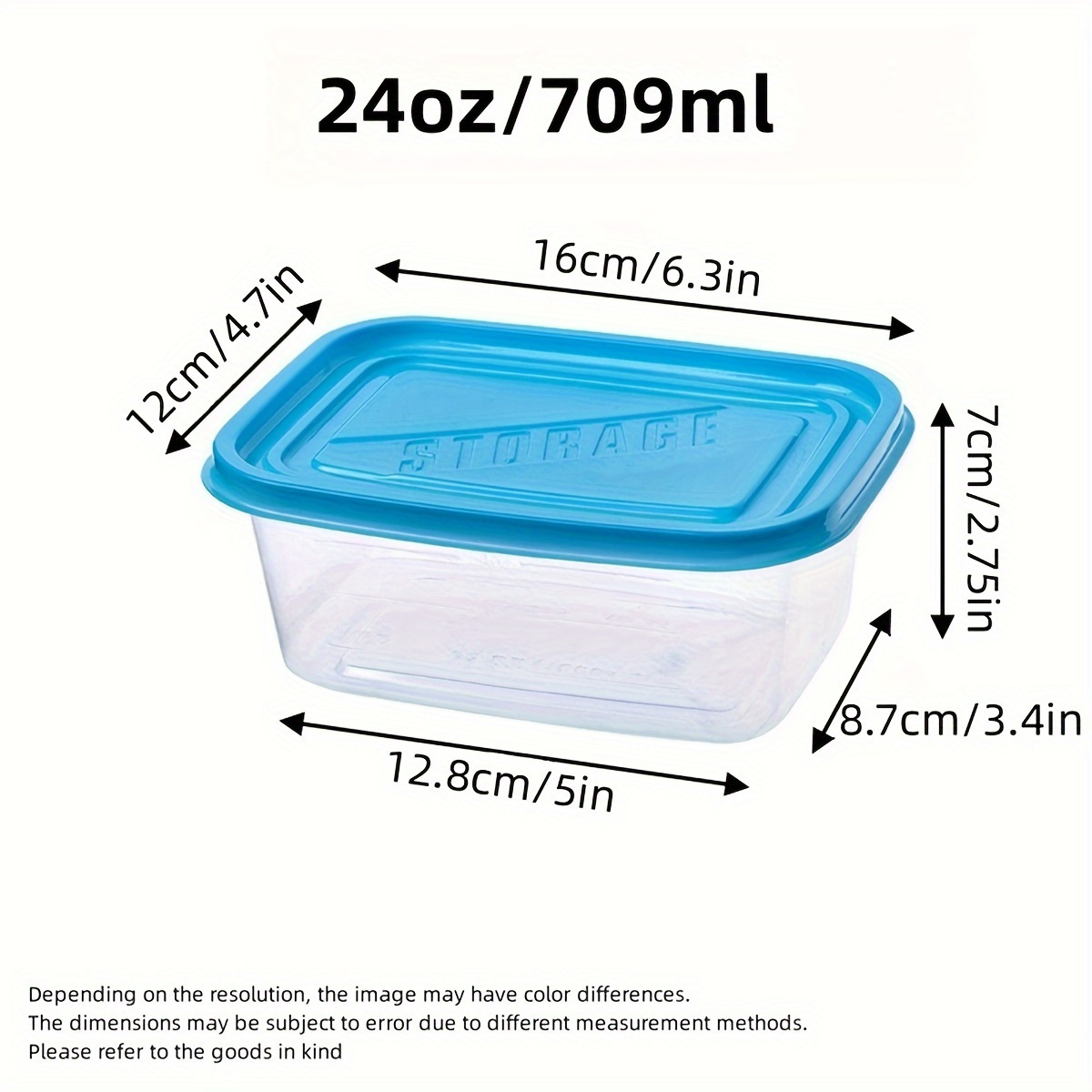 Ein Set aus 6 transparenten, s – Food Storage Order Bewertung und Preis
