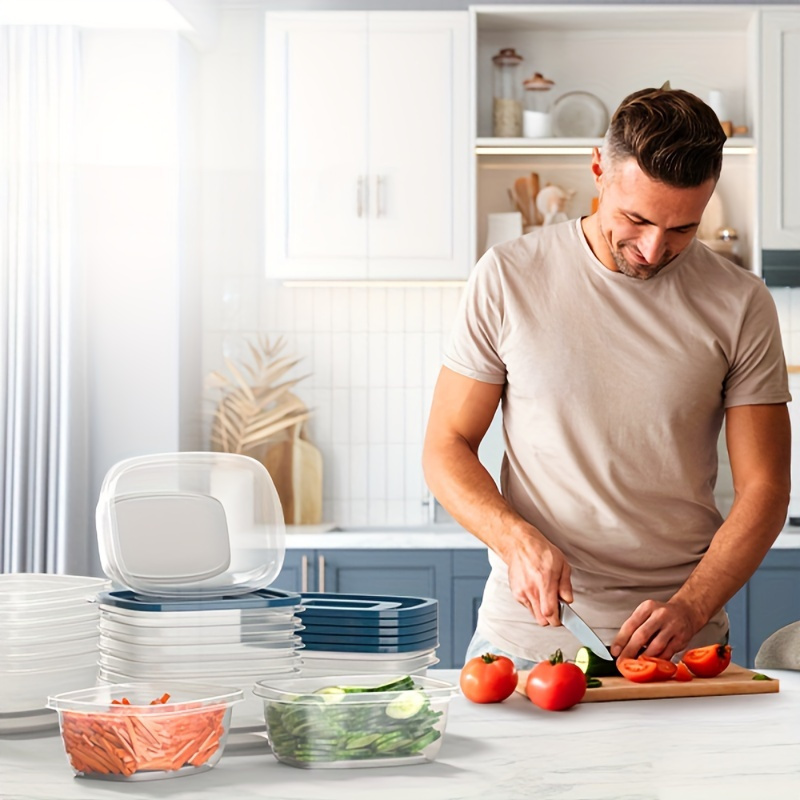Ein Set aus 6 transparenten, s – Food Storage Order Bewertung und Preis