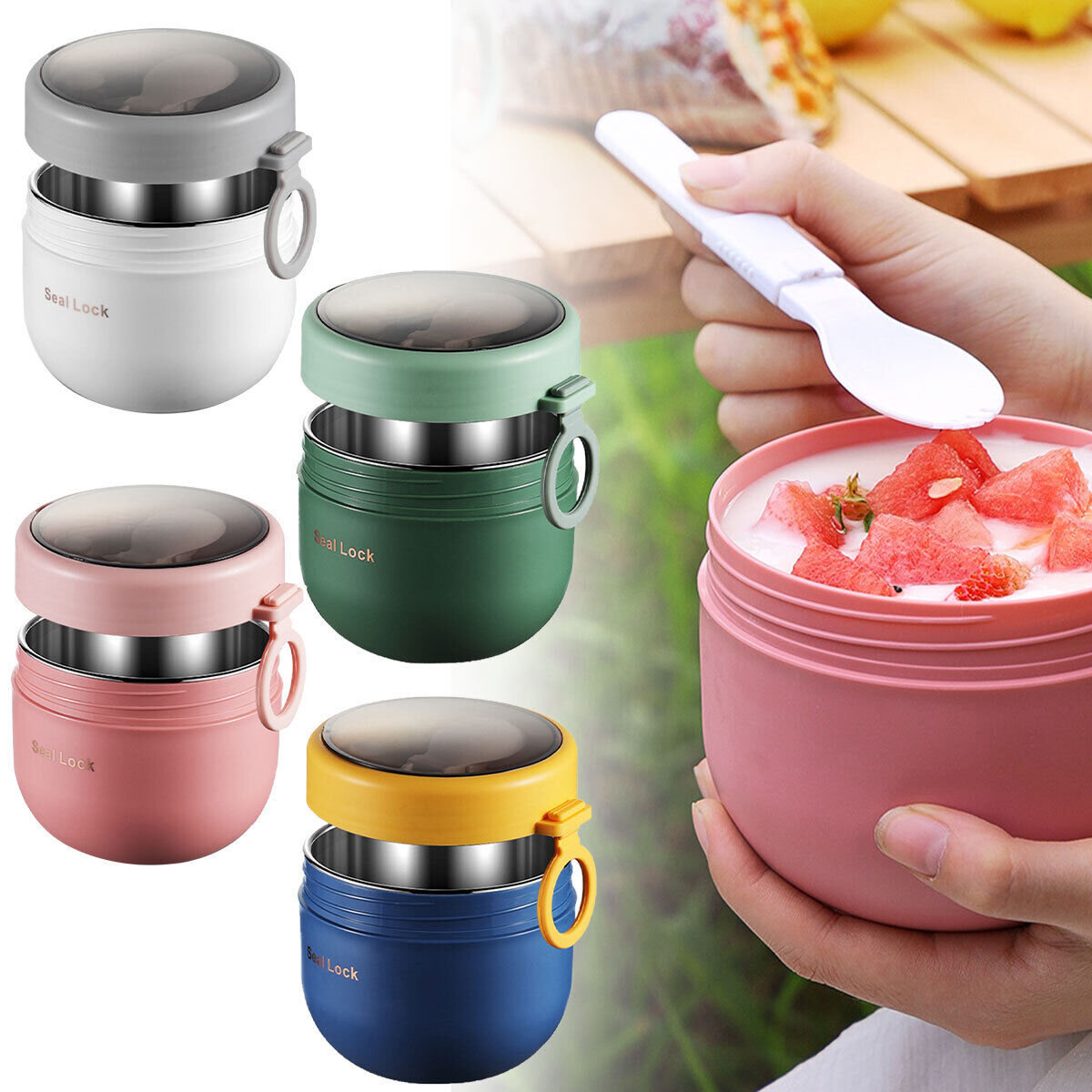 600 ml Edelstahl Lunchbox Heiß – Food Storage Hot Box Bewertung und Preis