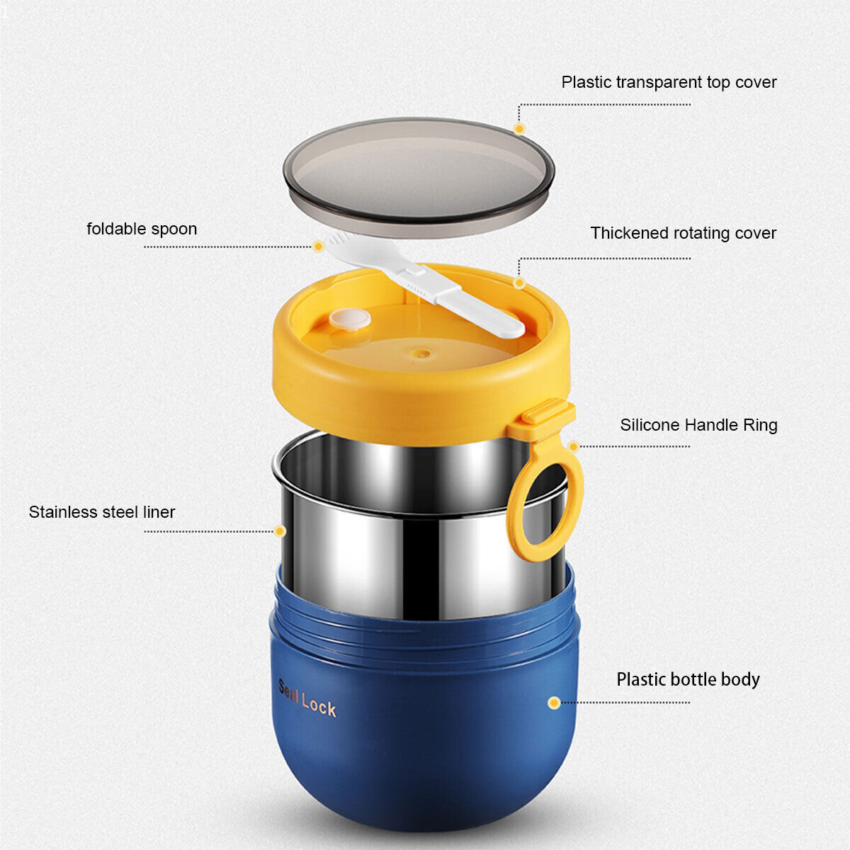 600 ml Edelstahl Lunchbox Heiß – Food Storage Hot Box Bewertung und Preis