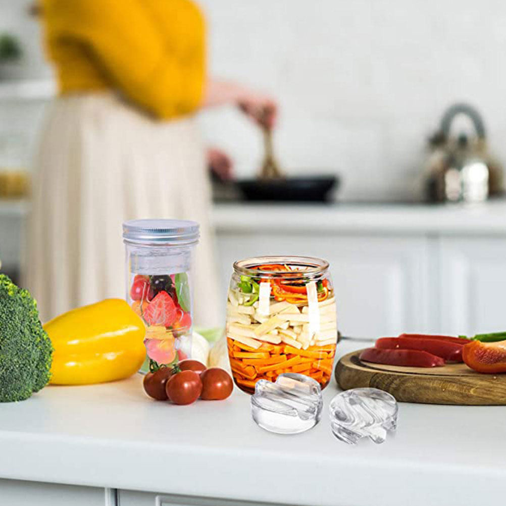 3er-Set schwere Glas-Gärgewich – Mason Jar Wide Mouth Bewertung und Preis