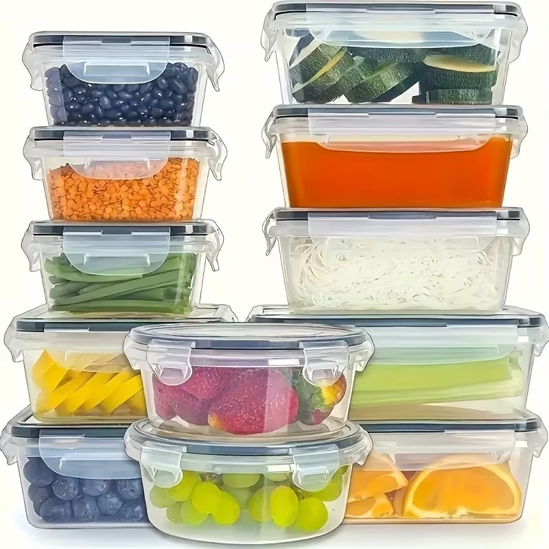 4-teiliges Set Transparente Le – Food Storage Order Bewertung und Preis