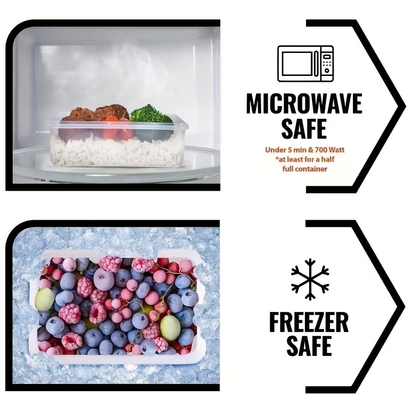 4-teiliges Set Transparente Le – Food Storage Order Bewertung und Preis