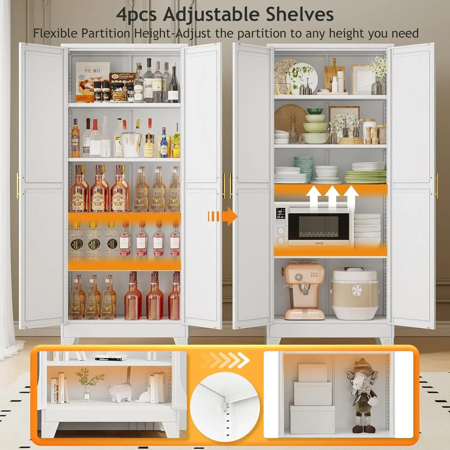 71 cm Hoher Metall-Vorratsschr – Food Storage Kitchen Cabinet Bewertung und Preis