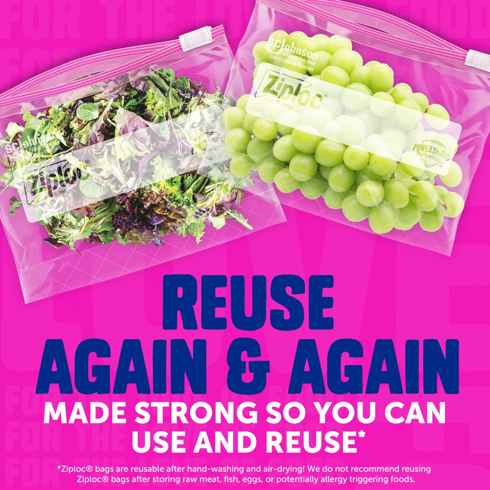 Ziploc ®   Marken-Lebensmittel – Food Storage Ziploc Bewertung und Preis