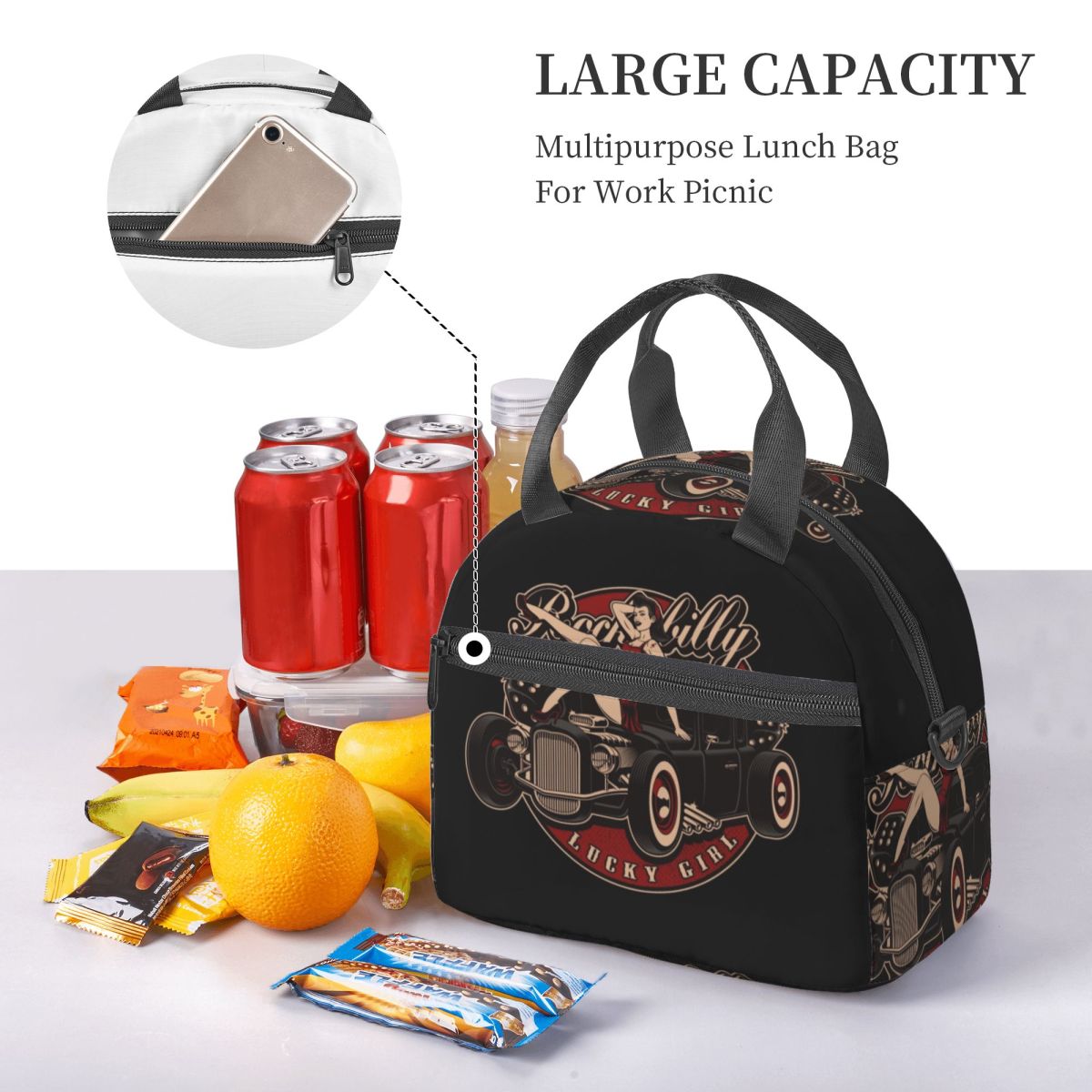Rockabilly Hot Rod Pin Up Isol – Food Storage Hot Box Bewertung und Preis