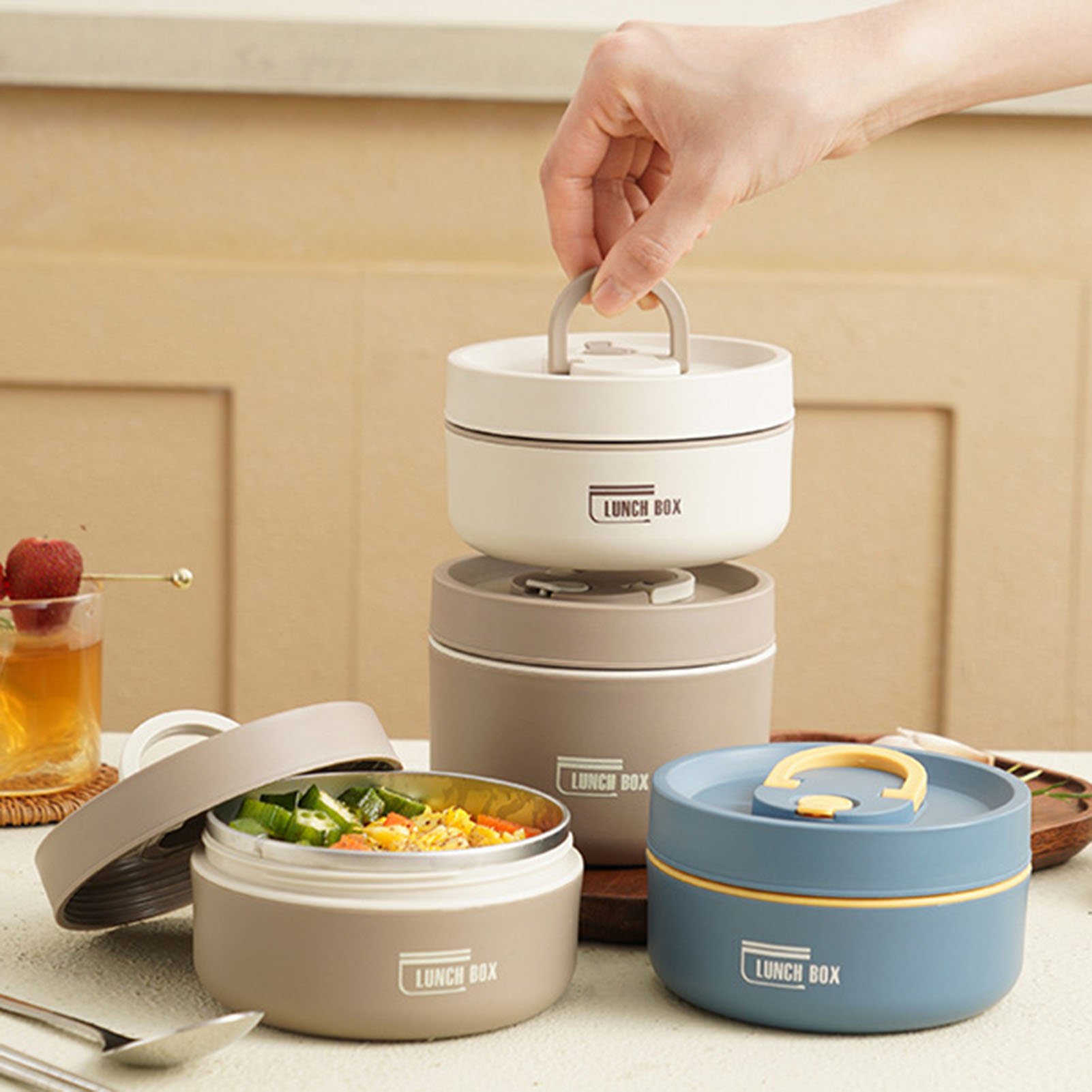 Isoliertes Lunchbox-Set mit Au – Food Storage Hot Bewertung und Preis