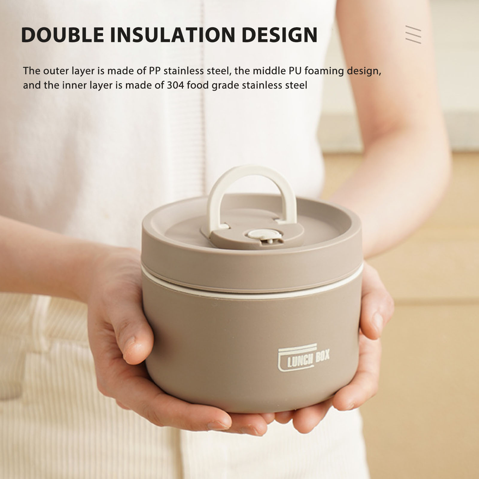 Isoliertes Lunchbox-Set mit Au – Food Storage Hot Bewertung und Preis