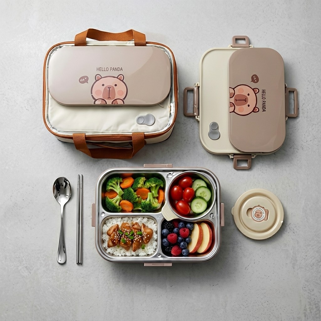 304 Edelstahl Bento Lunchbox-S – Food Storage Kits Bewertung und Preis