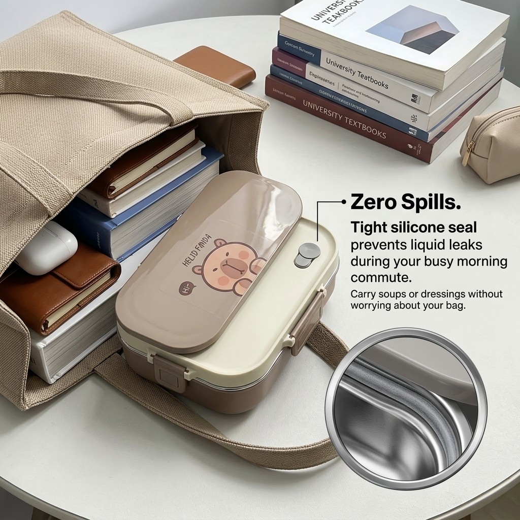 304 Edelstahl Bento Lunchbox-S – Food Storage Kits Bewertung und Preis