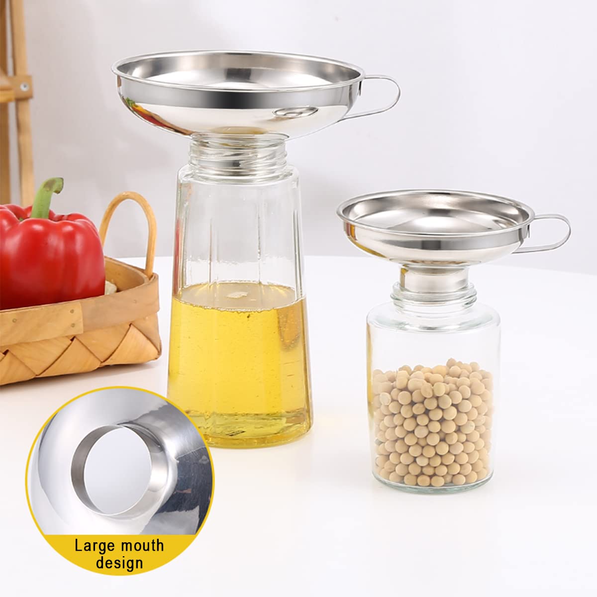 Edelstahl-Trichter, Einmach-Tr – Mason Jar Wide Mouth Bewertung und Preis