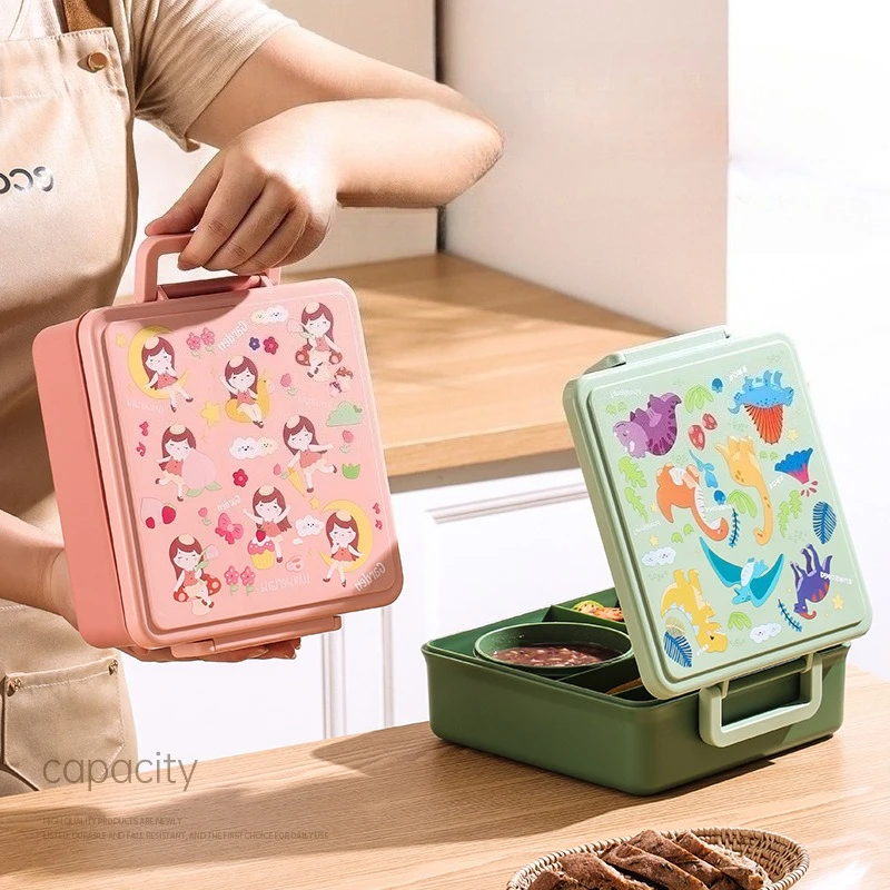 Lunchbox, Cartoon-Fruchtsalat, – Food Storage Oven Safe Bewertung und Preis