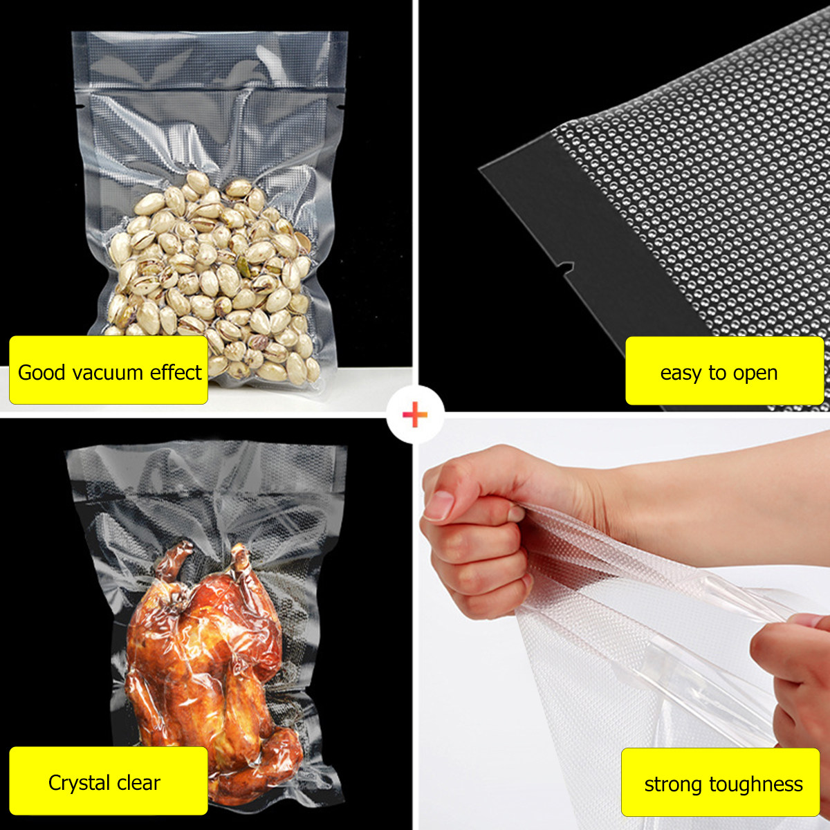 100 Stück Transparente Vakuumi – Food Storage For Bewertung und Preis