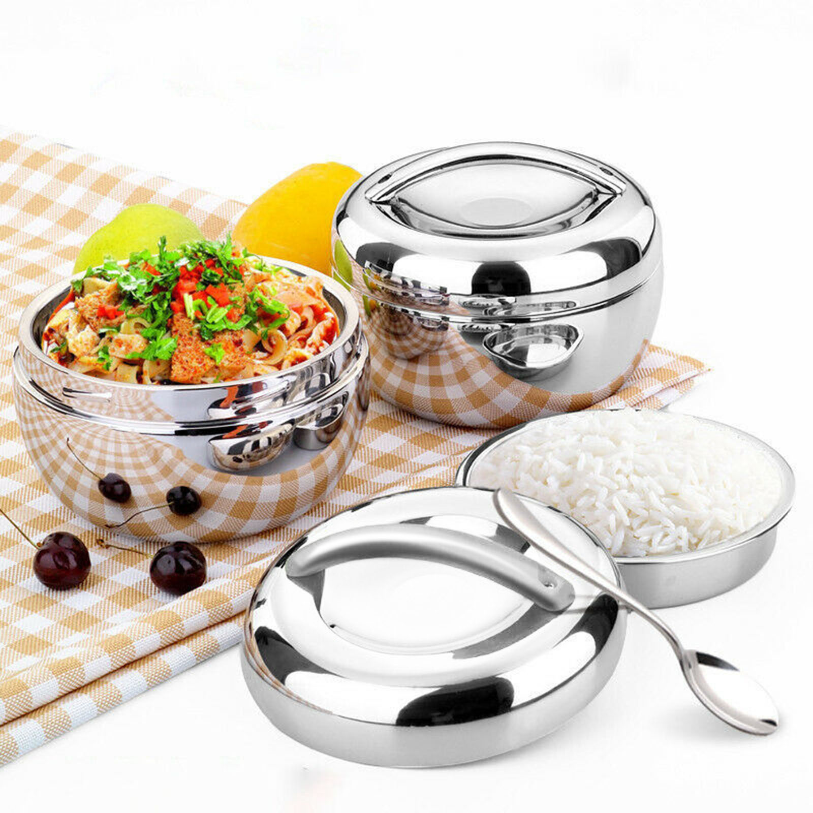 Edelstahl isolierte Thermoskan – Food Storage Hot Bewertung und Preis
