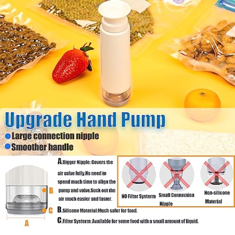 Handpumpe für Sous-Vide-Beutel – Mason Jar Wide Mouth Bewertung und Preis