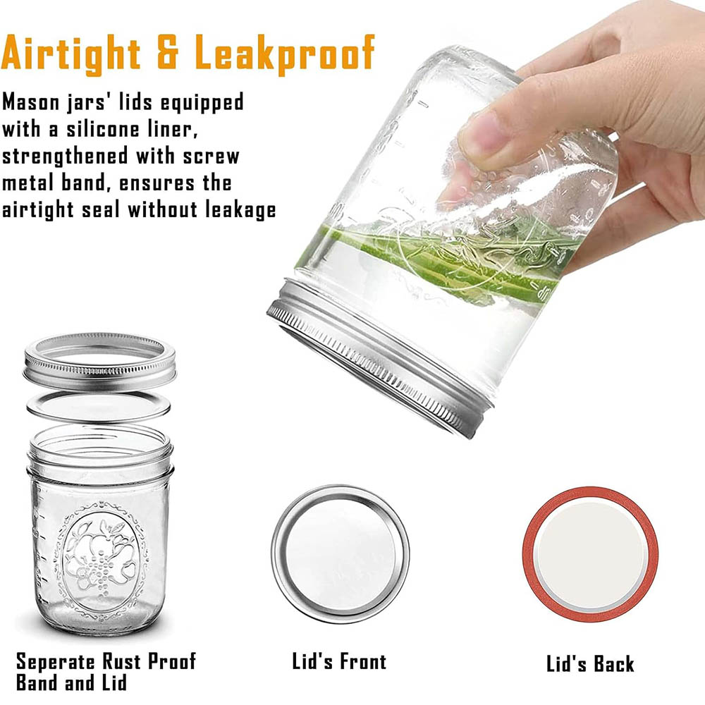 16oz Weithals-Einmachgläser mi – Mason Jar Wide Mouth Bewertung und Preis