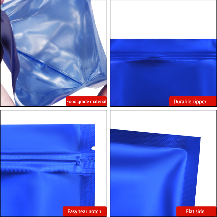 100 Stück matte blaue Folien-R – Food Storage For Bewertung und Preis