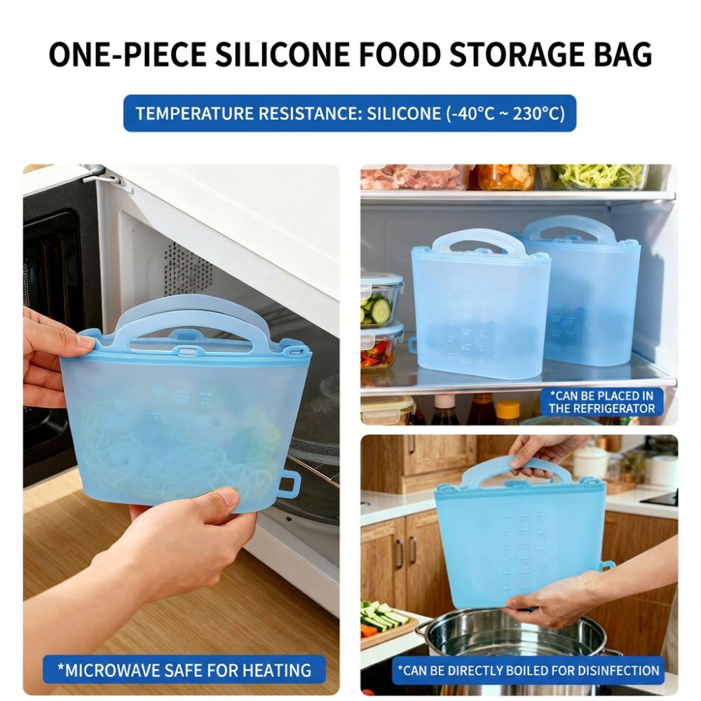 1500ml Lebensmittel-Aufbewahru – Food Storage Ziploc Bewertung und Preis