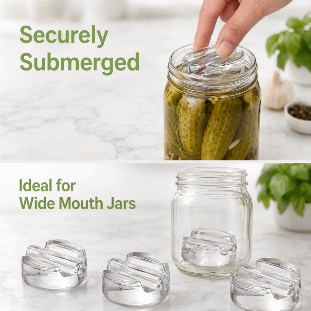 Gärscheiben aus Glas mit Griff – Mason Jar Wide Mouth Bewertung und Preis