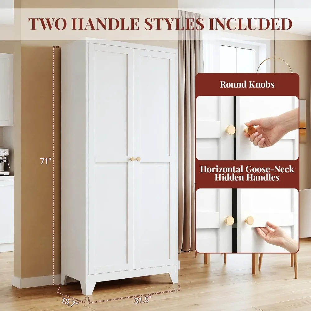 71-Zoll Metall-Küchenvorratssc – Food Storage Kitchen Cabinet Bewertung und Preis